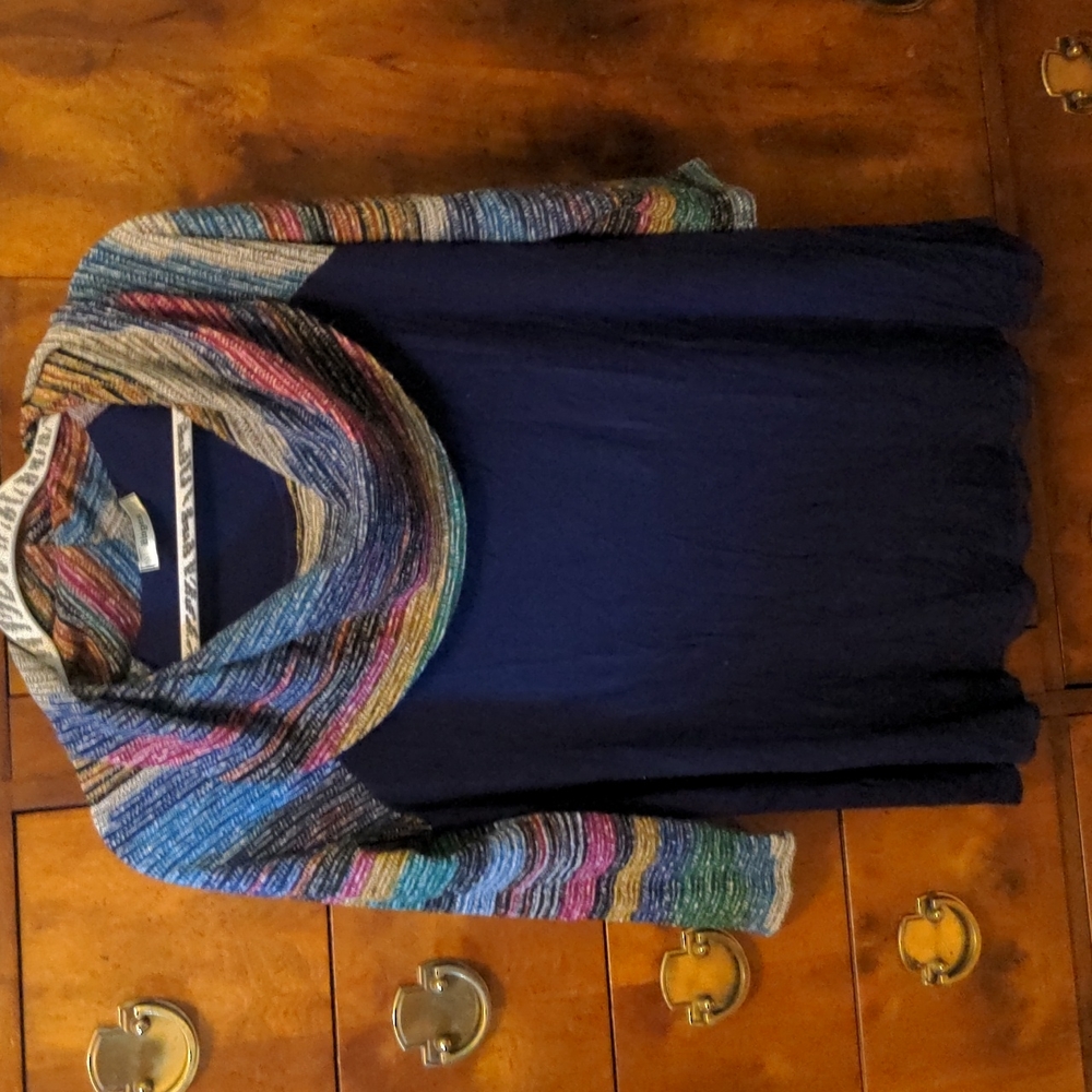 Eloges sweater L blue/variegated